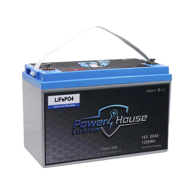 PowerHouse Lithium Battery - 16V 80Ah - Premium Lithium Battery from PowerHouse Lithium - Just $749.99! Shop now at Brushy Creek Marine