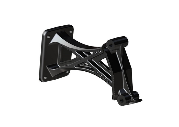 Stern Bracket For 8' Sportsman II - Matte Black (2017-Later) - Premium  from Power-Pole - Just $162.50! Shop now at Brushy Creek Marine