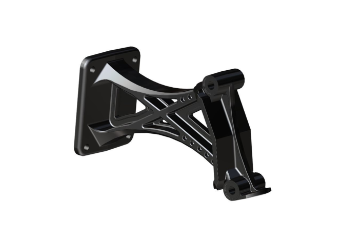 Stern Bracket For 8' Sportsman II - Matte Black (2017-Later) - Premium  from Power-Pole - Just $162.50! Shop now at Brushy Creek Marine